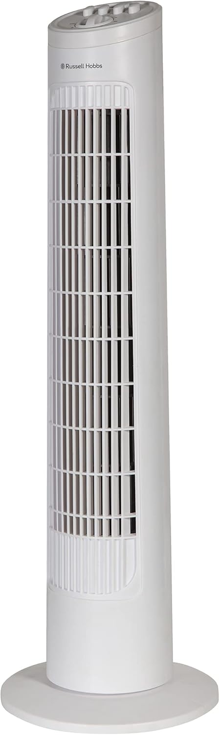 Russell Hobbs Ventilateur tour, 73,66 cm, léger, 3 vitesses,...