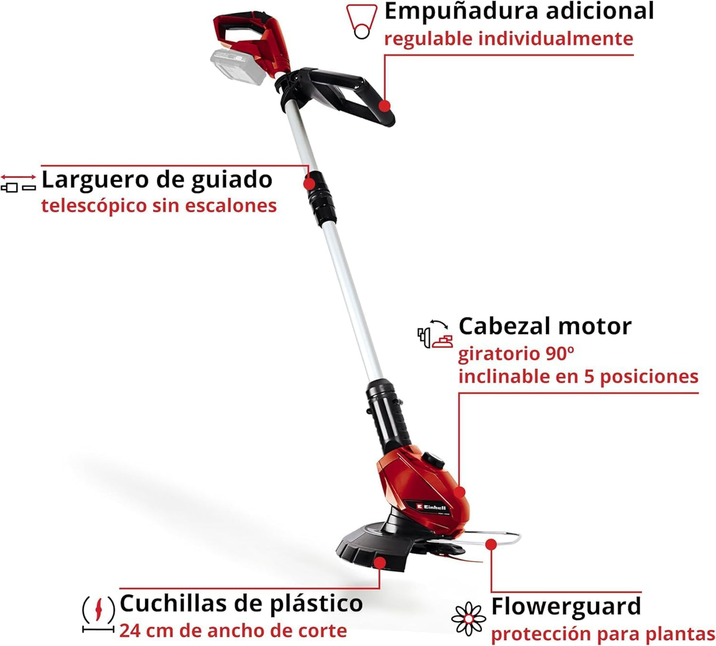 Coupe-bordures sans fil Einhell - GE-CT 18 Li Solo (18 V, largeur de...