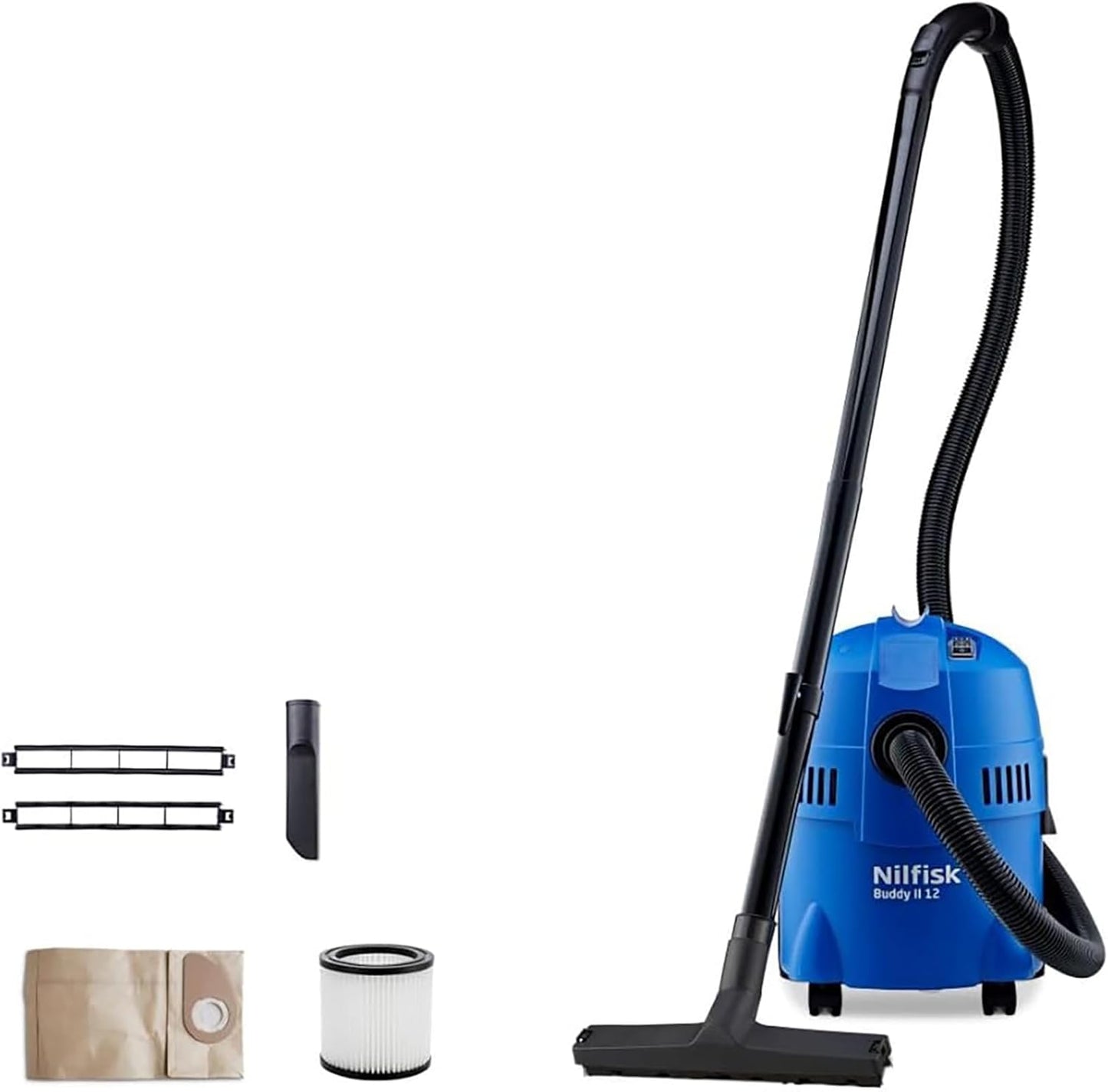 Aspirateur eau et poussière Nilfisk Buddy II 12 L - Aspirateur solide...
