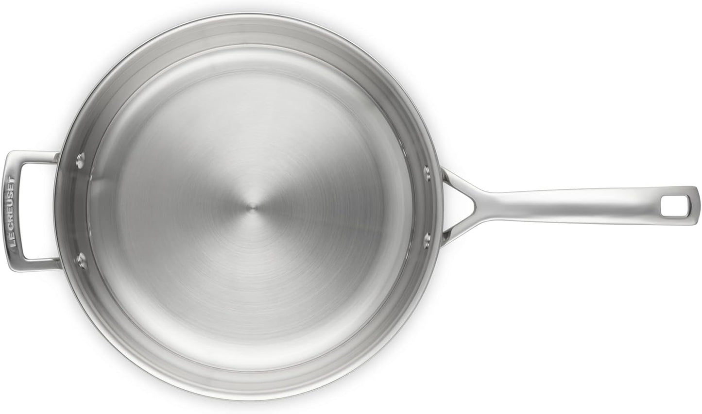 Le Creuset Poêle à Frire 3 Couches Inox 28 cm, 96200228001100