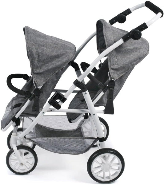 Tandembuggy Vario - Poussette double pour deux poupées, pour enfants...