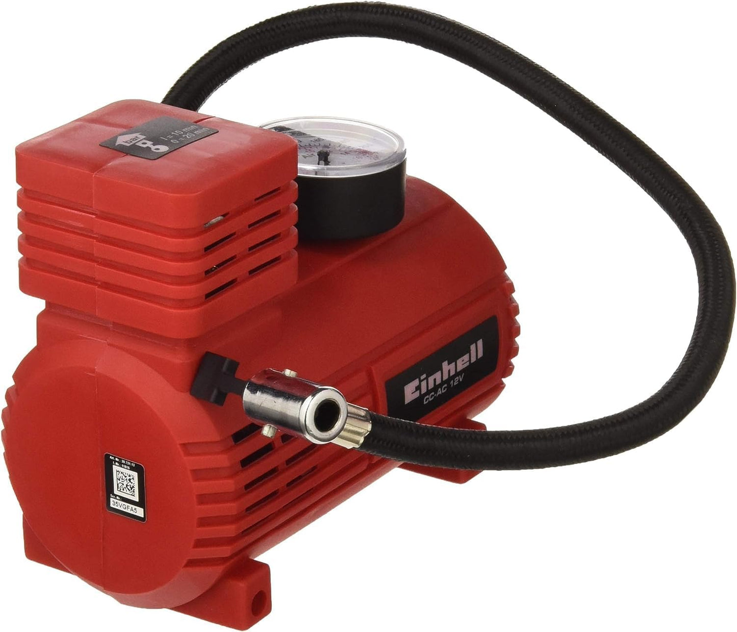 Einhell CC-AC 12V - Compresseur d'air pour voiture, manomètre 18 bars...