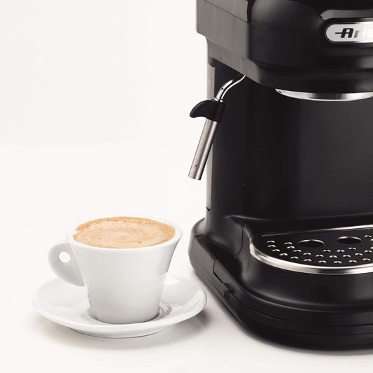 ARIETE 1318/02 CAFETIÈRE EXPRESSO MODERNE AVEC MOULIN À CAFÉ INTÉGRÉ...