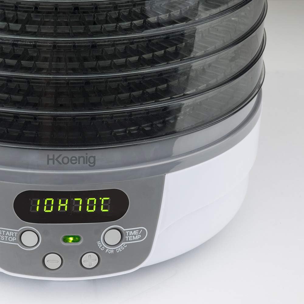 H.Koenig Déshydrateur alimentaire DSY700, 250 W, 5 plateaux...