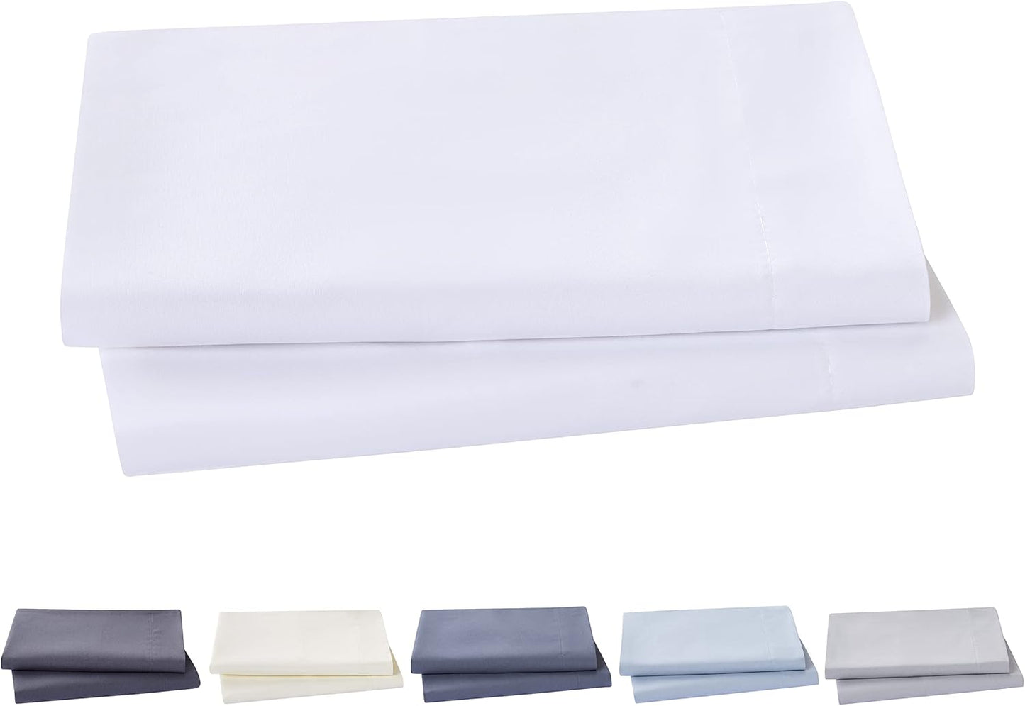 Todocama – Lot de 2 taies d'oreiller, microfibre extra douce,...