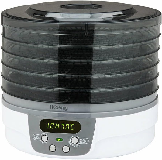 H.Koenig Déshydrateur alimentaire DSY700, 250 W, 5 plateaux...