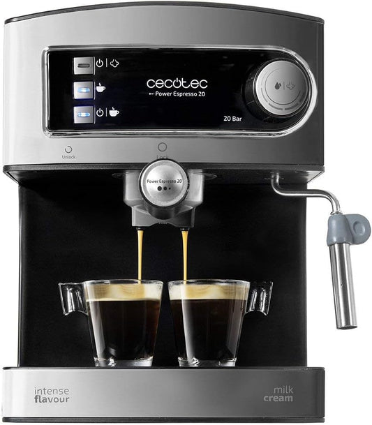 Cecotec Cafetière Express Manuelle Power Espresso 20, 850 W, Pression...