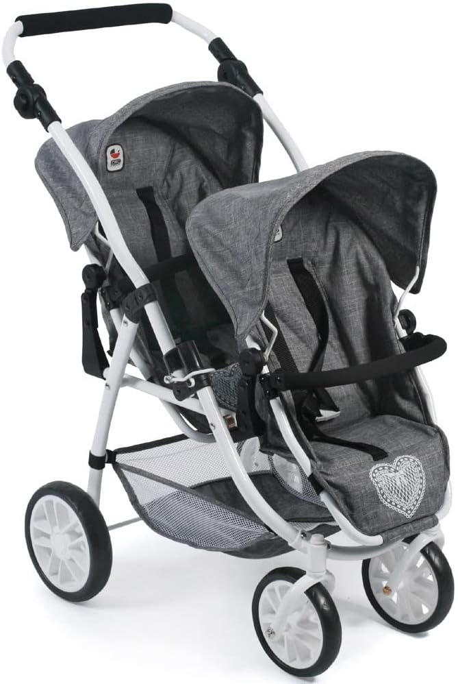 Tandembuggy Vario - Poussette double pour deux poupées, pour enfants...