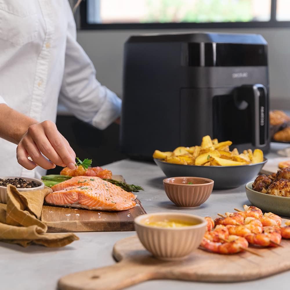 Friteuse sans huile Cecotec 6 L d'air Cecofry Experience Window 6000....