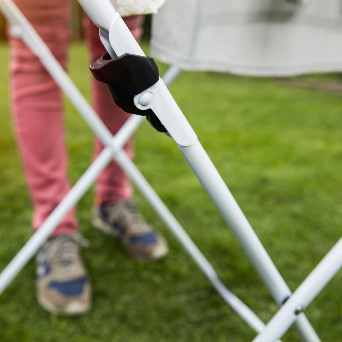 Vileda Double Wäscheständer ausziehbar, 22m Trockenlänge, 61 x 19,5 x...