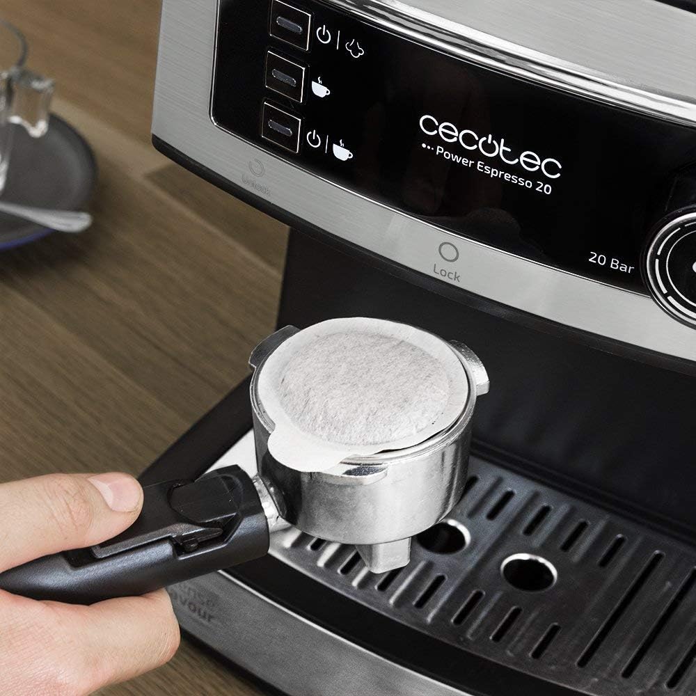 Cecotec Cafetière Express Manuelle Power Espresso 20, 850 W, Pression...