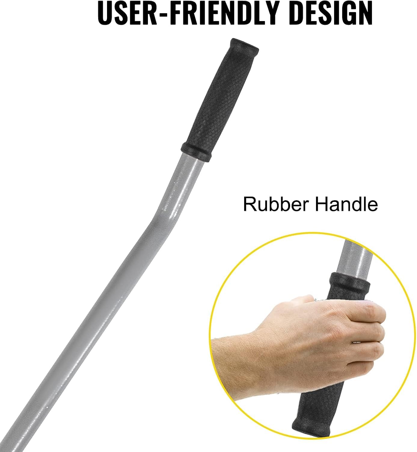 VEVOR Râteau à herbe pour étang 130 x 40 x 25 cm Râteau à sable de...