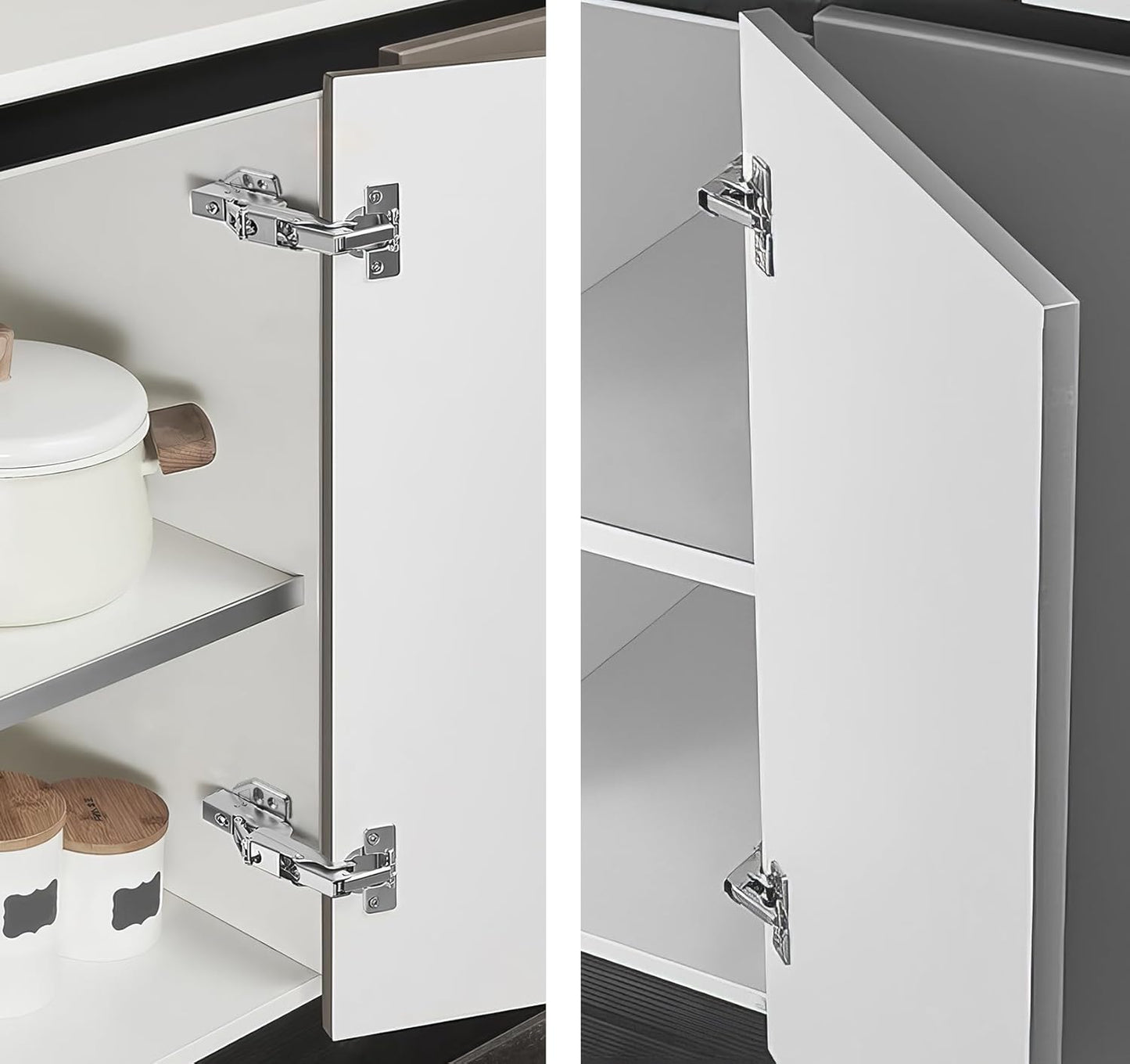 Anstore 2 pièces charnières d'armoire de cuisine à 165 degrés,...