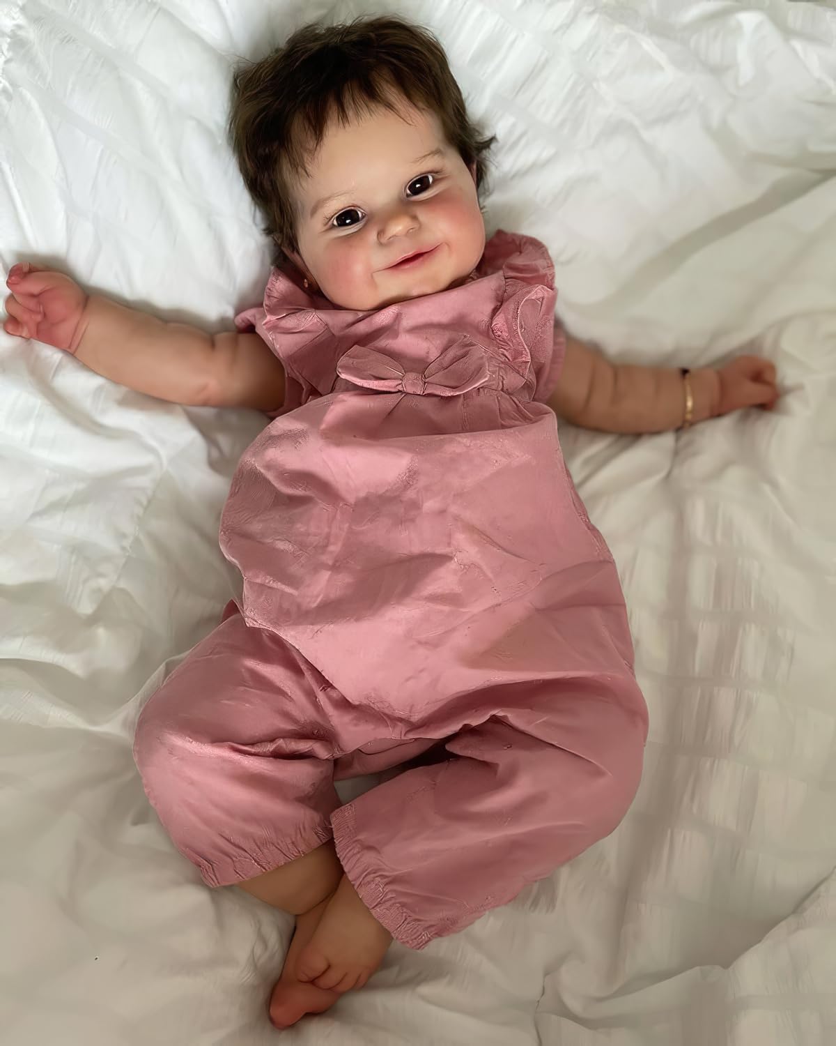 MineeQu 24 pouces réaliste doux sourire énorme taille doux au toucher...