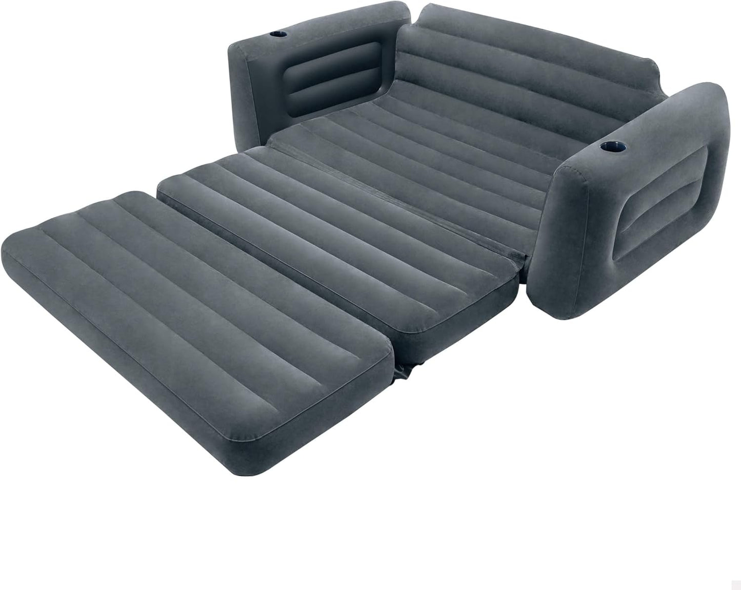 Intex 66552 Canapé 203 x 231 x 66 cm, Noir