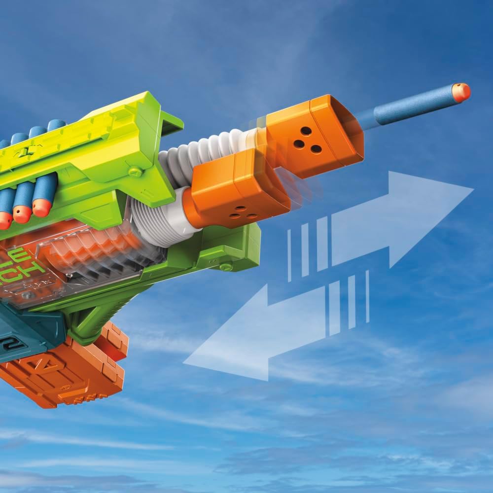 Nerf Elite 2.0 - Lanceur motorisé double punch - 50 fléchettes - 2...