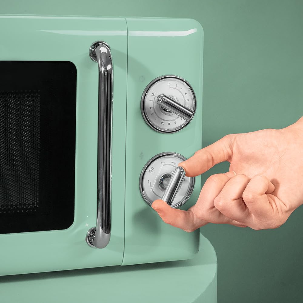 Micro-ondes mécanique Cecotec 20 L Proclean 3010 Retro Green. 700 W...