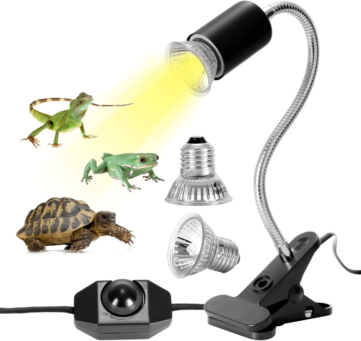 LUNEKUCK Lampe Tortue Lampe Chauffante Lampe Reptile Température...
