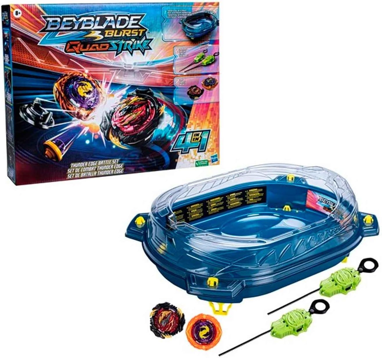 Beyblade Burst QuadStrike - Ensemble de combat Thunder Edge avec...