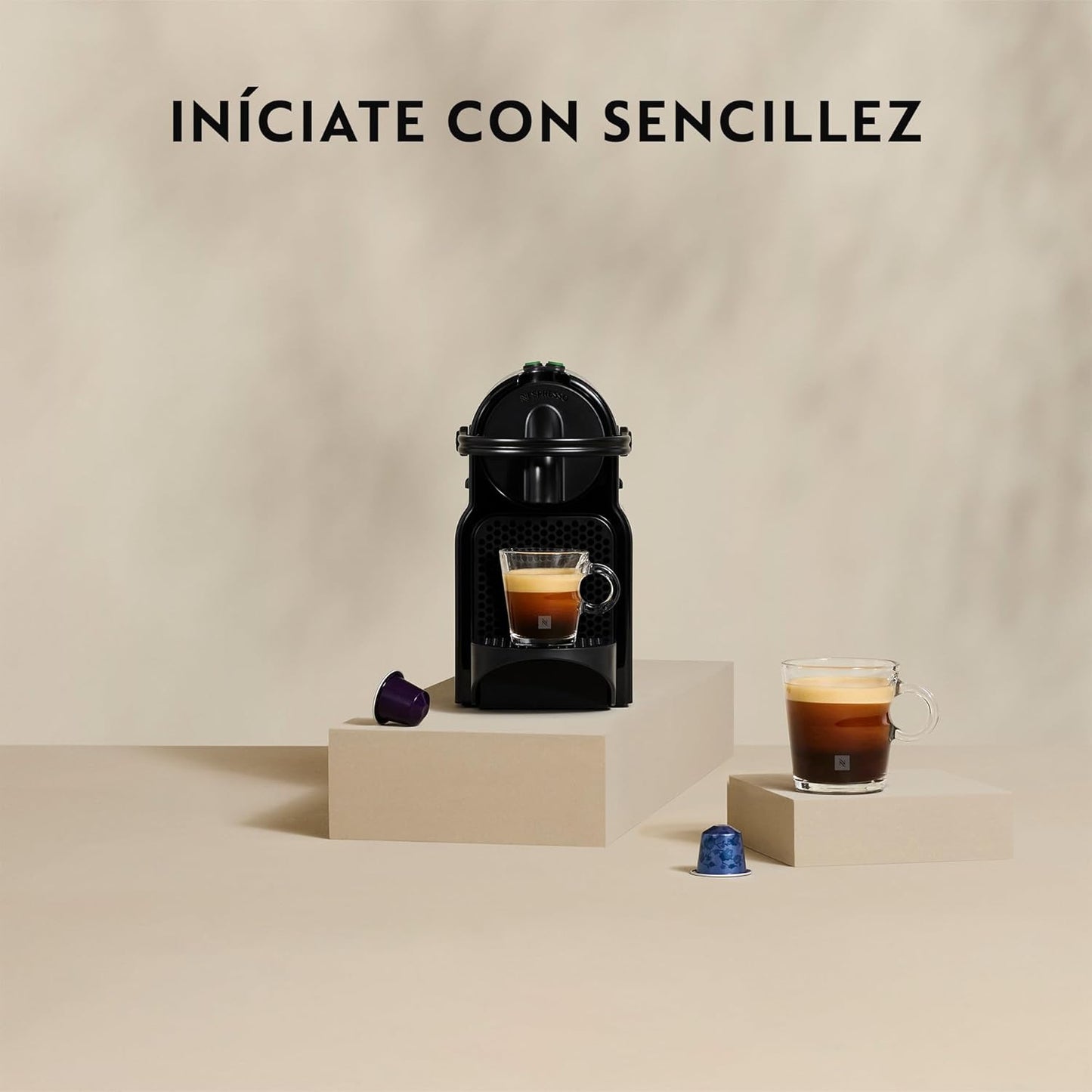 Nespresso De'Longhi Inissia EN80.B - Machine à café à capsules...