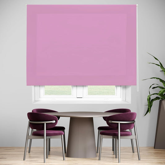 Blindecor Ara | Store enrouleur translucide lisse - Violet, 160 x 175...