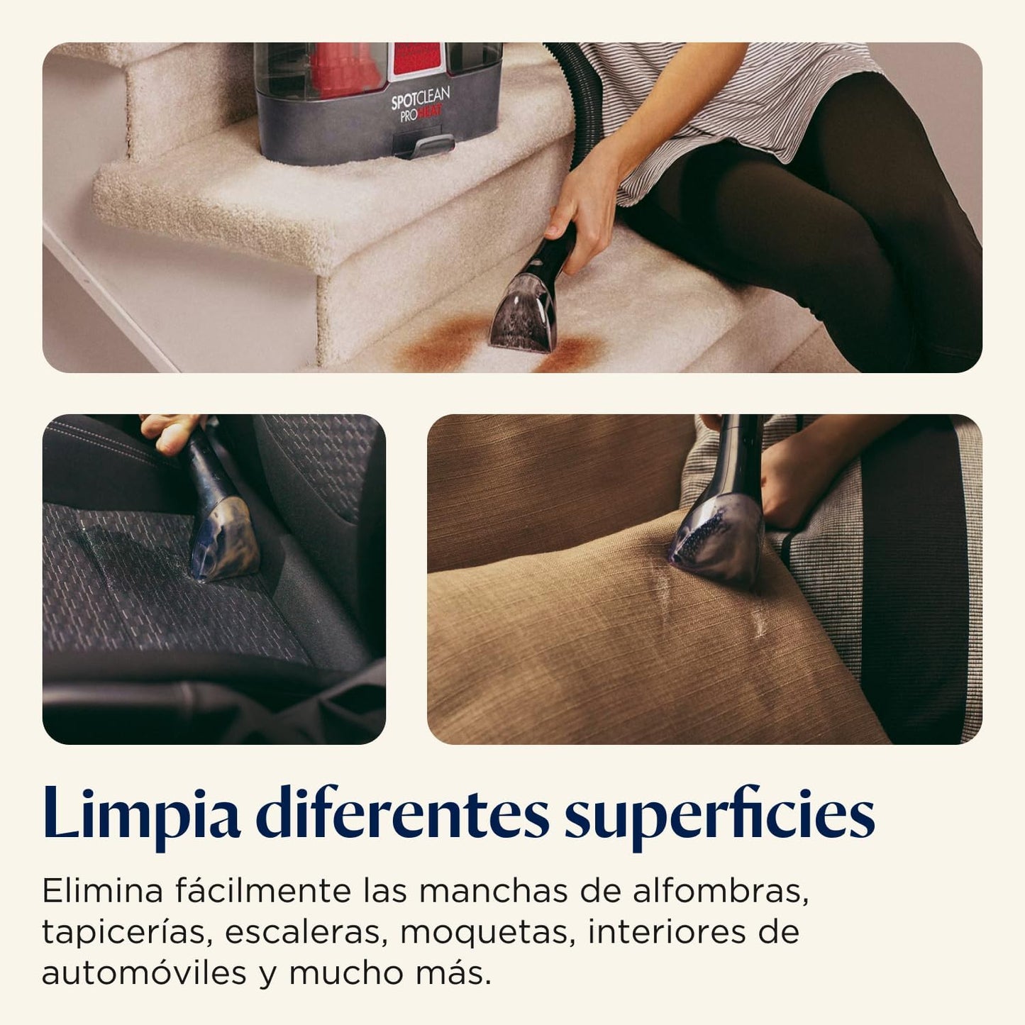 BISSELL SpotClean ProHeat, aspirateur à eau pour tissus...