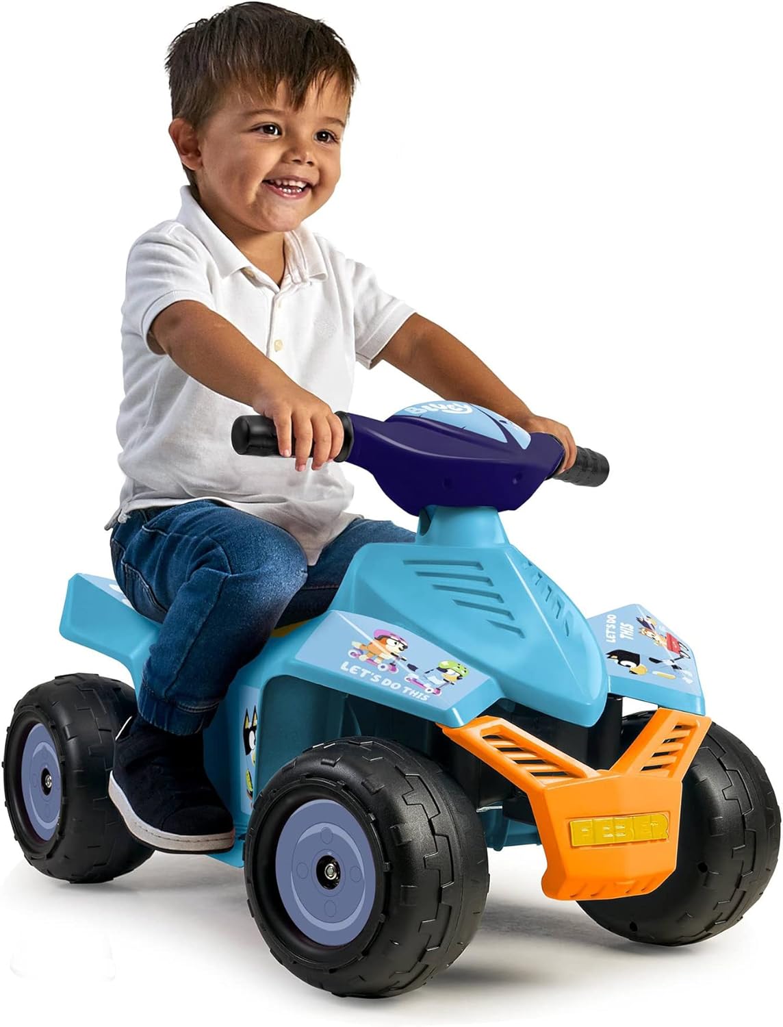 FEBER - Quad Racy Bluey 6V, Voiture Électrique pour Garçons et Filles...