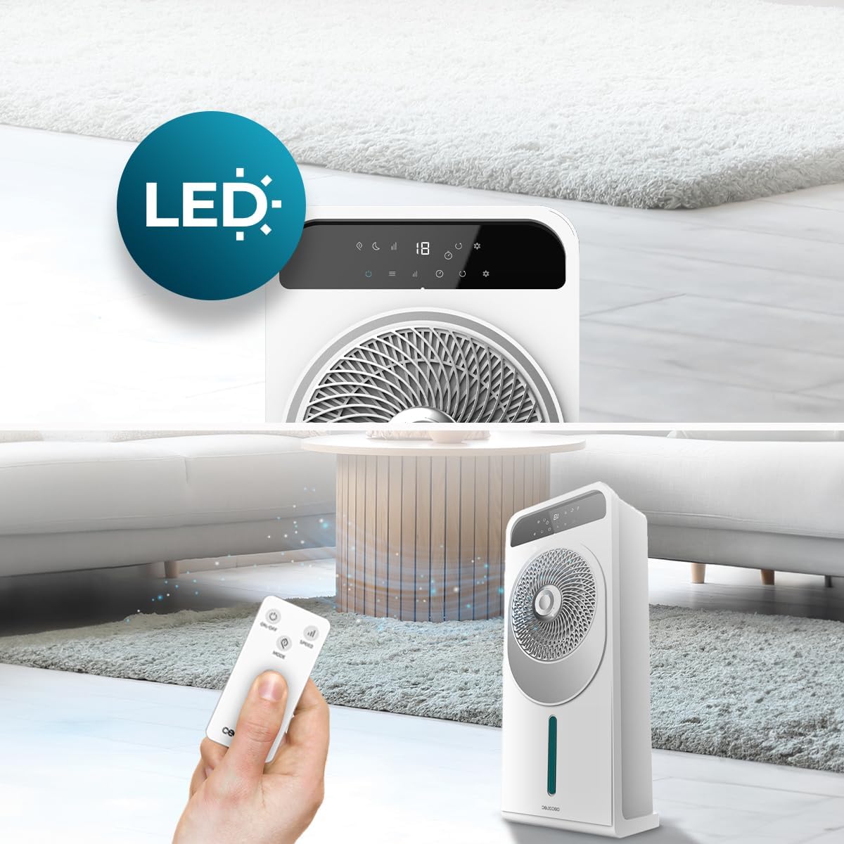 Climatiseur évaporatif Cecotec EnergySilence 5000 Cool Wave, 28 W,...