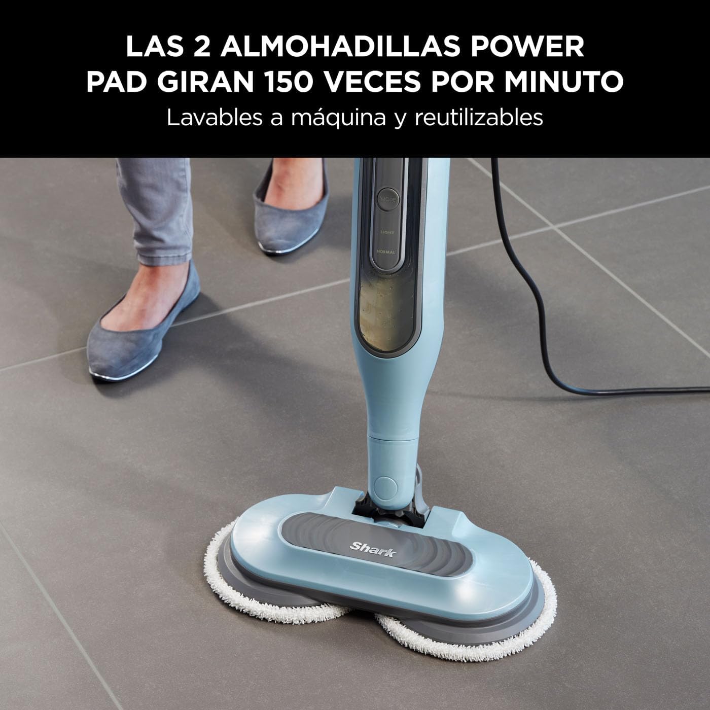 Shark Steam & Scrub Balai vapeur et balai à vapeur, contrôle...