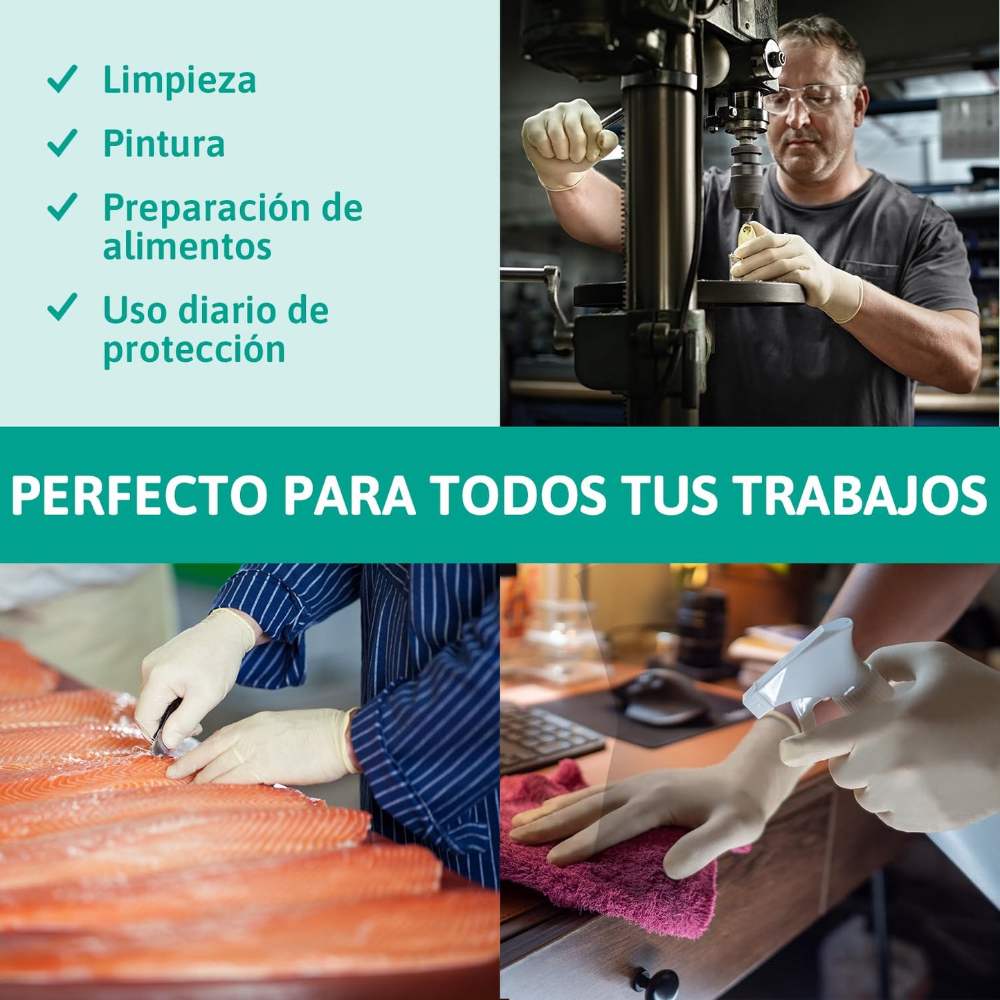 Ansell MicroFlex 63-864 Jettable Gloves in Latex, Fins et Non...
