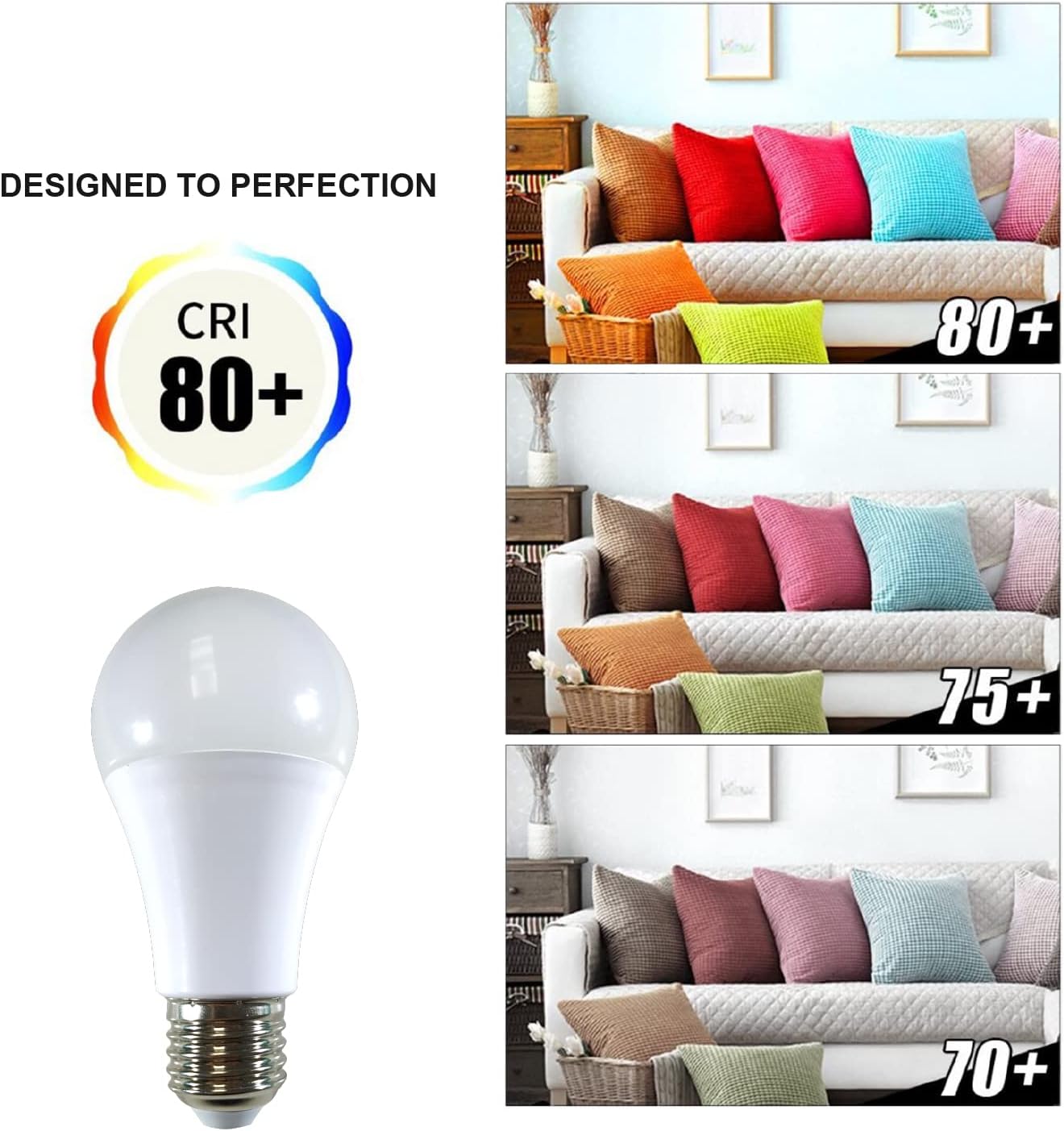 Ampoule LED E27 9W avec capteur crépusculaire. Capteur de lumière...