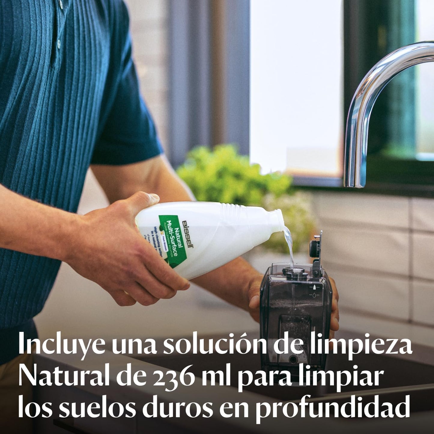 Bissell CrossWave HF3, Aspirateur à main sans fil, Aspirer et...