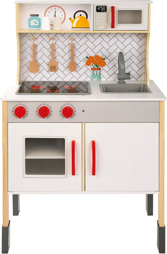 WOOMAX Cuisine jouet avec lumière et son, avec plaque vitrocéramique...