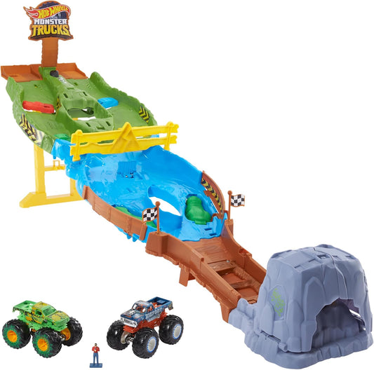 Hot Wheels Monster Trucks Tournament of the Titans Track pour petites...