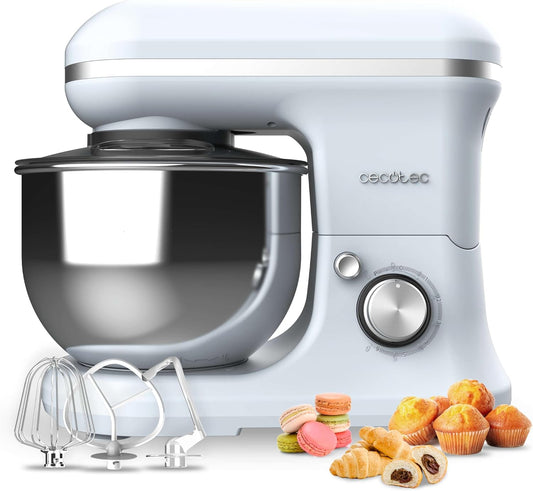 Cecotec Mélangeur Pétrisseur Cecomixer Merengue 5L 1200 Bleu. 1200 W...