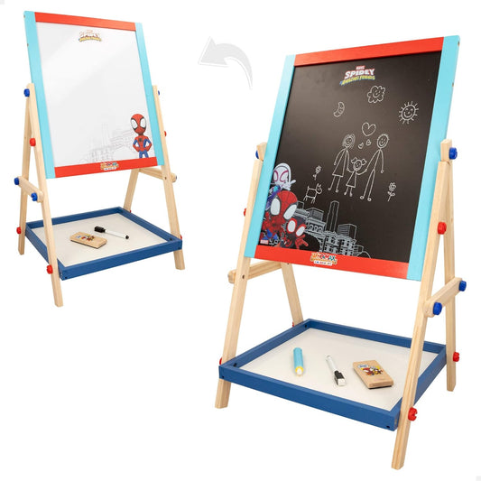 WOOMAX Spidey - Tableau chevalet pour enfants 2 en 1, Jouets pour...