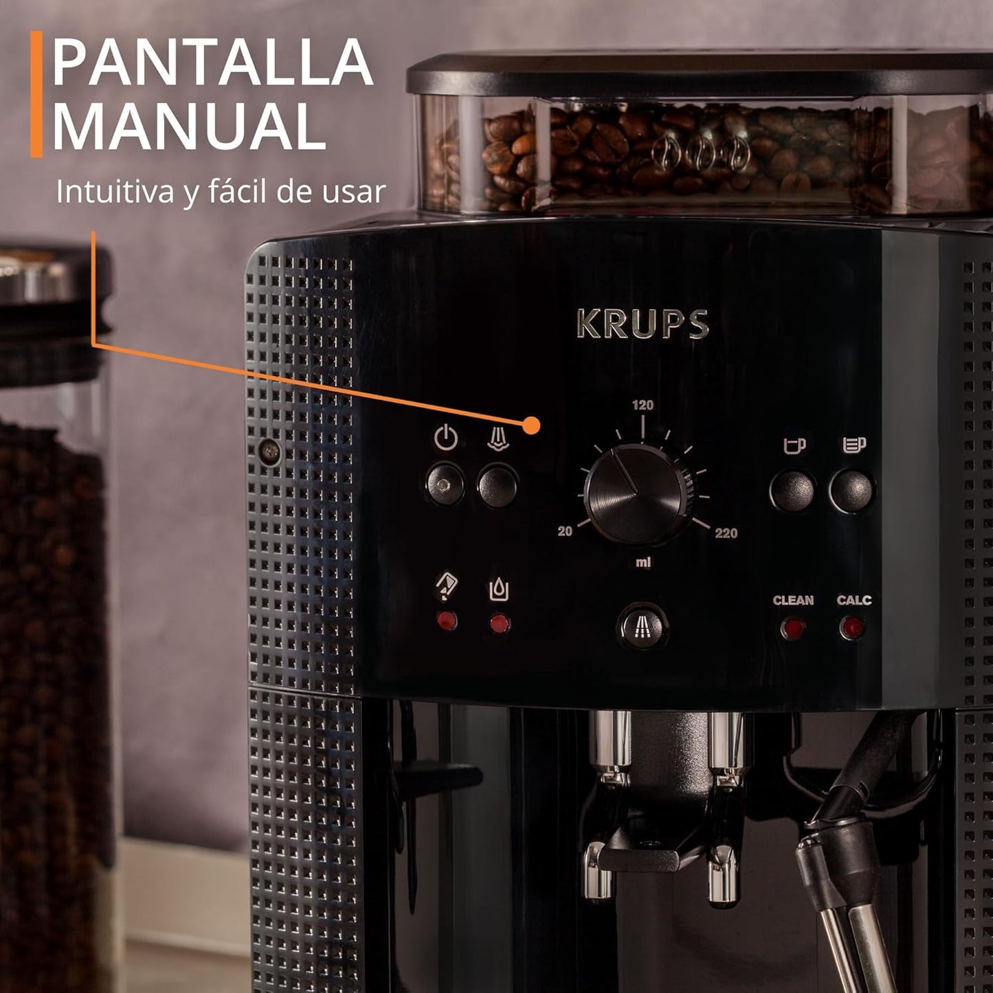 Krups Roma EA810870 - Cafetière super-automatique, moulin à café...
