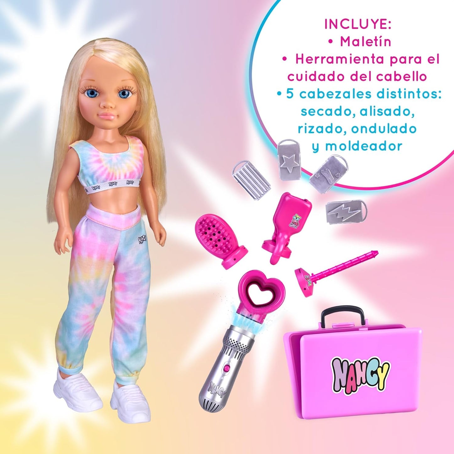 Nancy Air Styler, poupée avec outil de beauté pour créer des...