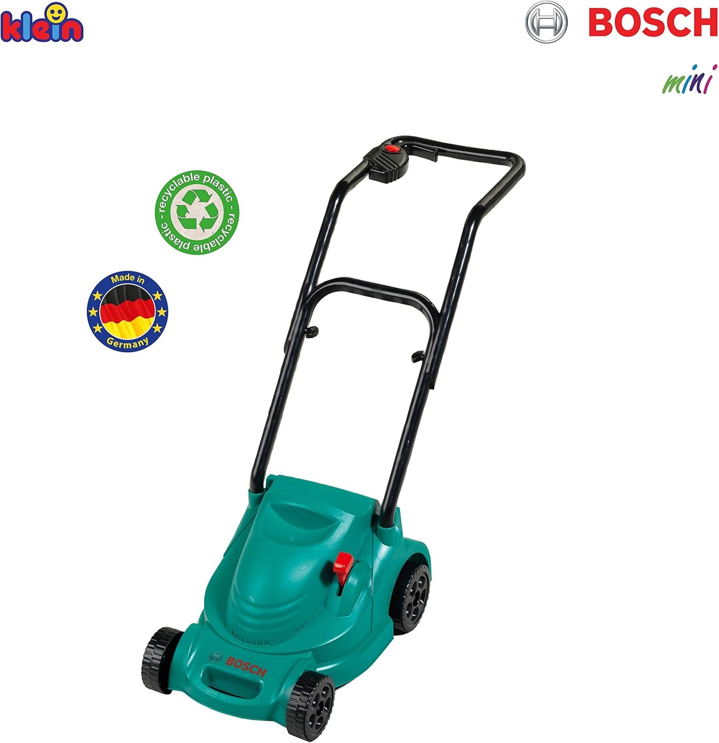 Tondeuse à gazon Theo Klein 2702 Bosch Rotak, avec bruit du moteur en...