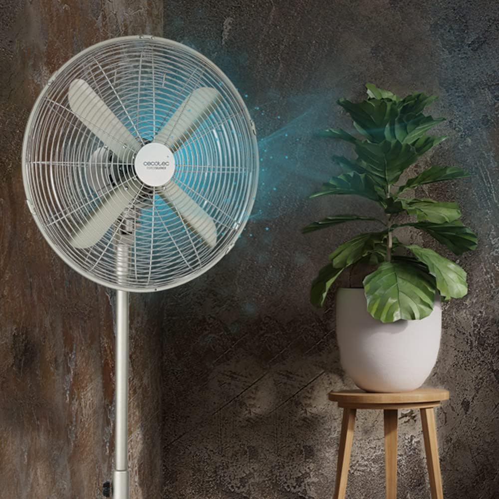 Ventilateur sur pied Cecotec EnergySilence 610 Steelstyle. 50 W, Fini...