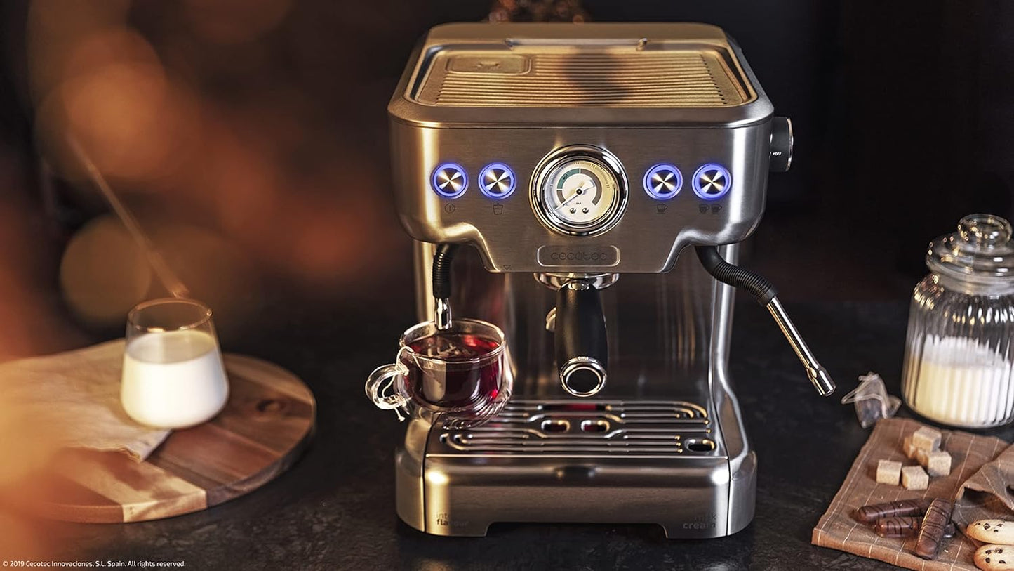 Cafetière Cecotec Express Power Espresso 20 Barista Pro, 2900 W, 20...