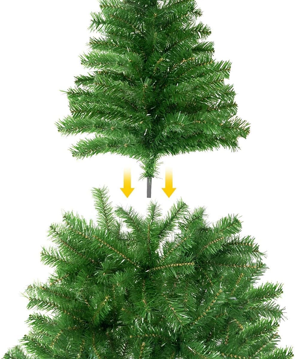 SOLAGUA Sapin de Noël Artificiel à Effet Pailleté, Arbres avec...
