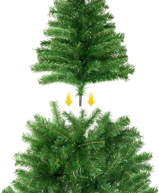 SOLAGUA Sapin de Noël Artificiel à Effet Pailleté, Arbres avec...