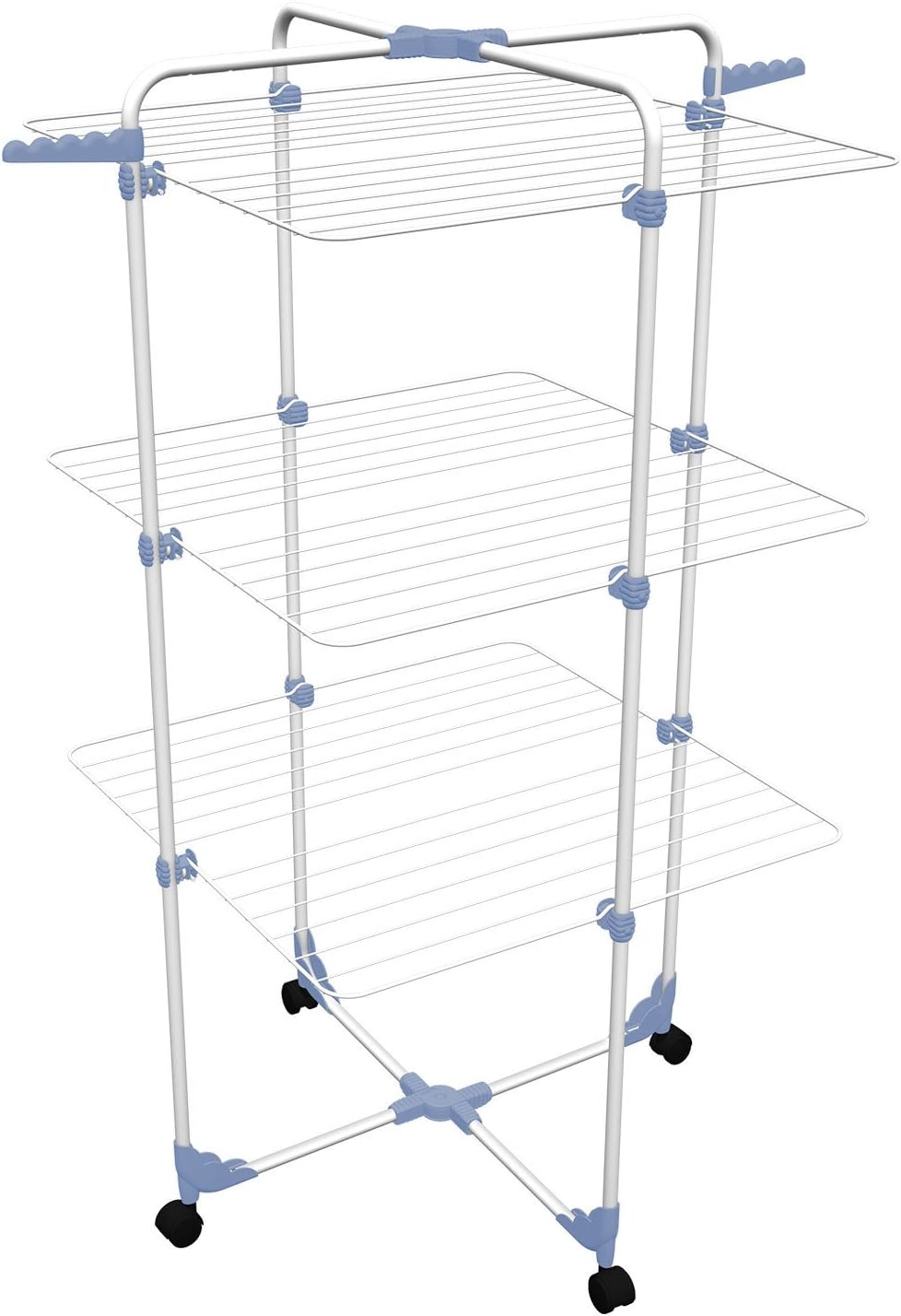 Gimi Corde à Linge Modulaire 3 Tours, Acier, Longueur 30 m, Blanc, 71...