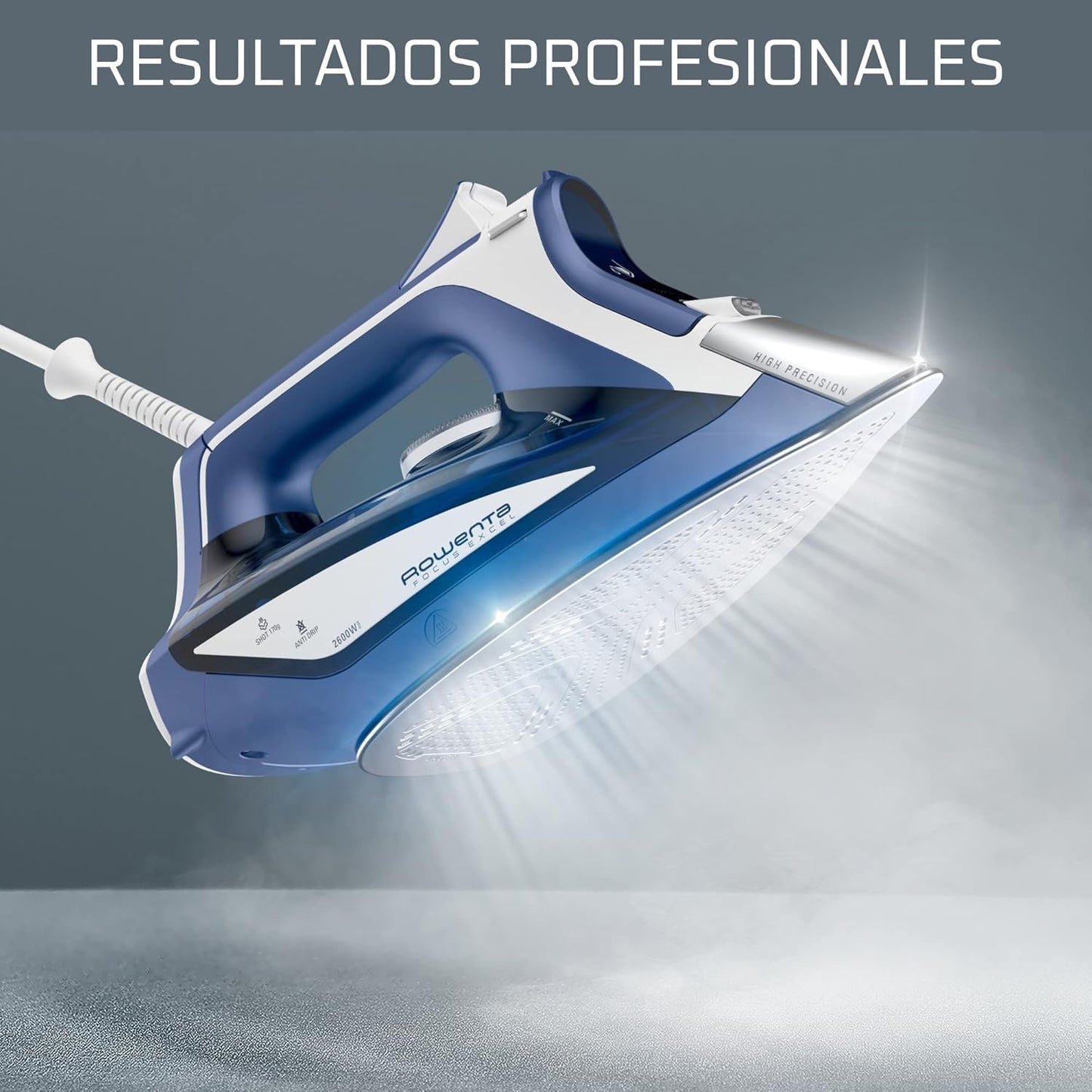 Rowenta DW5210 Focus Excel-fer à vapeur, 2600 W, acier inoxydable