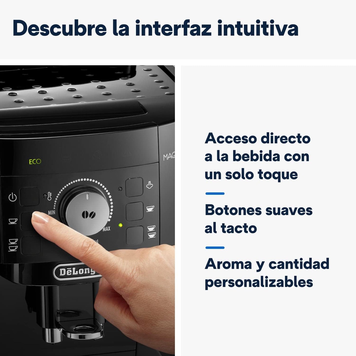 De'Longhi Magnifica S ECAM11.112.B, cafetière super automatique avec...