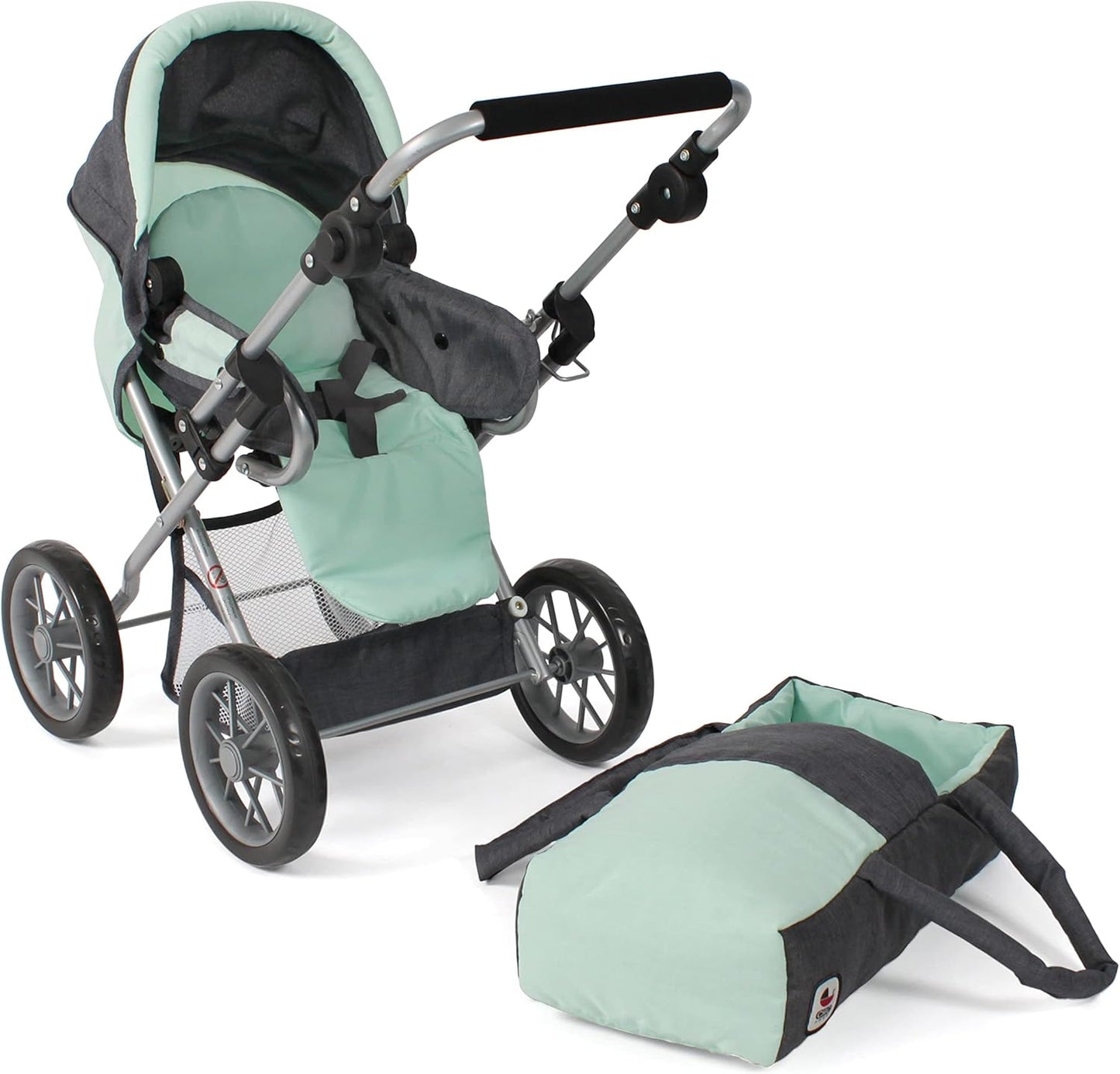 Bayer Chic 2000 - Puppenwagen Leni, 2in1 Kombipuppenwagen mit...