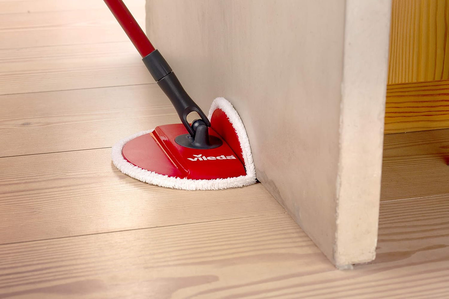 Vileda Spin & Clean Système de nettoyage, Rouge et Noir, 335 x 176 x...