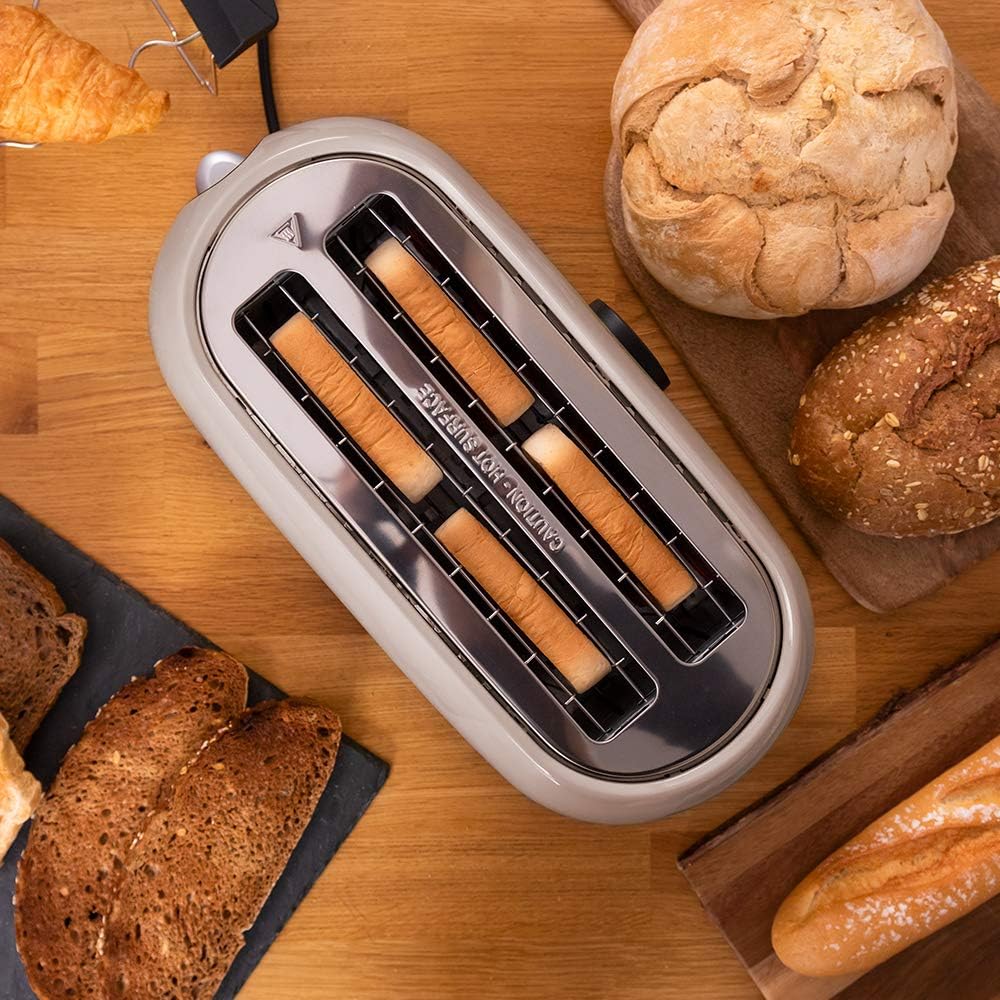 Grille-pain numérique Cecotec ClassicToast 15000 Beige Extra Double....