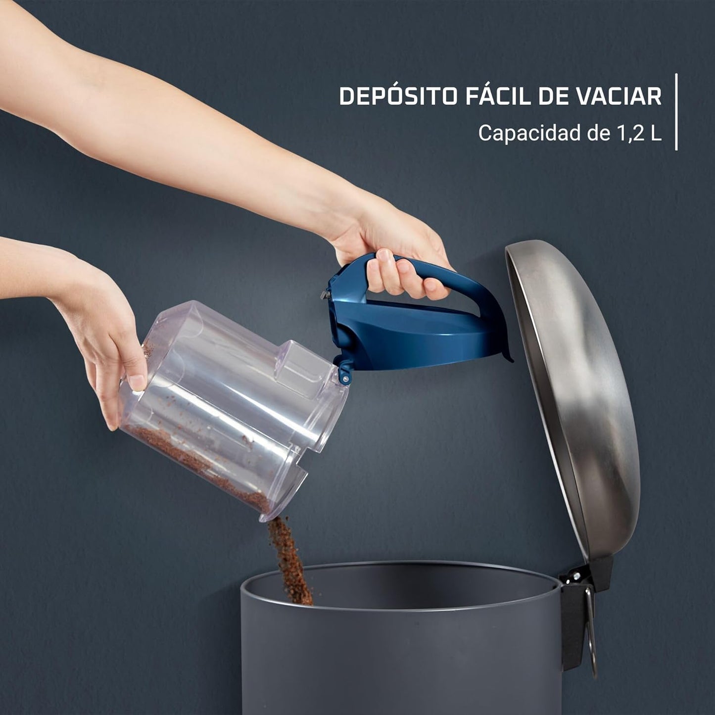 Rowenta Swift Power RO2981 Total Care, aspirateur sans sac, système cyclonique, réservoir 1,5 L, brosse parquet, buse 2 en 1 pour rainures, tissus d'ameublement et poils d'animaux, 77 dB, multicolore